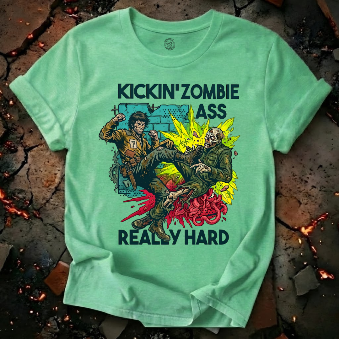 Kickin' Zombie Ass T-Shirt