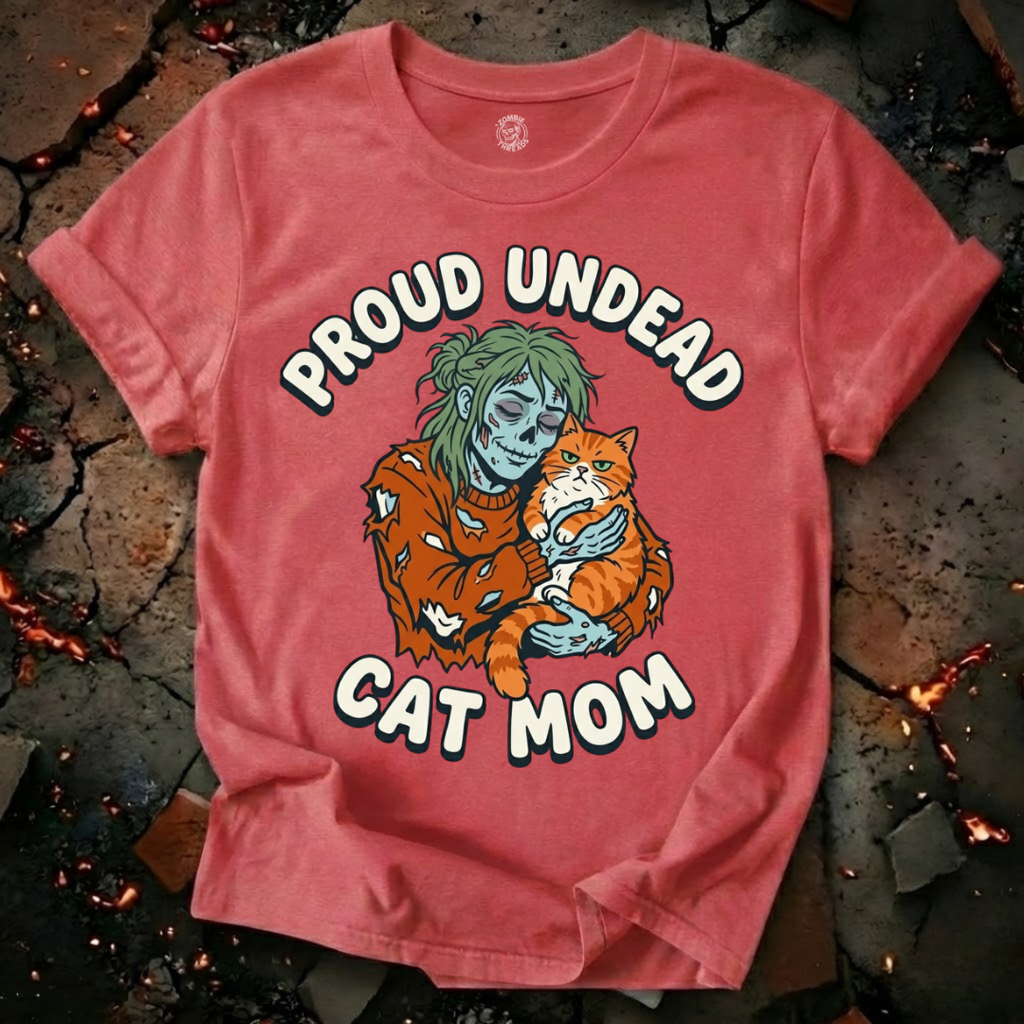 Undead Cat Mom T-Shirt