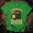 Powered by Coffee and Brains T-Shirt