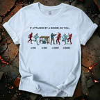 If Attacked By A Zombie T-Shirt