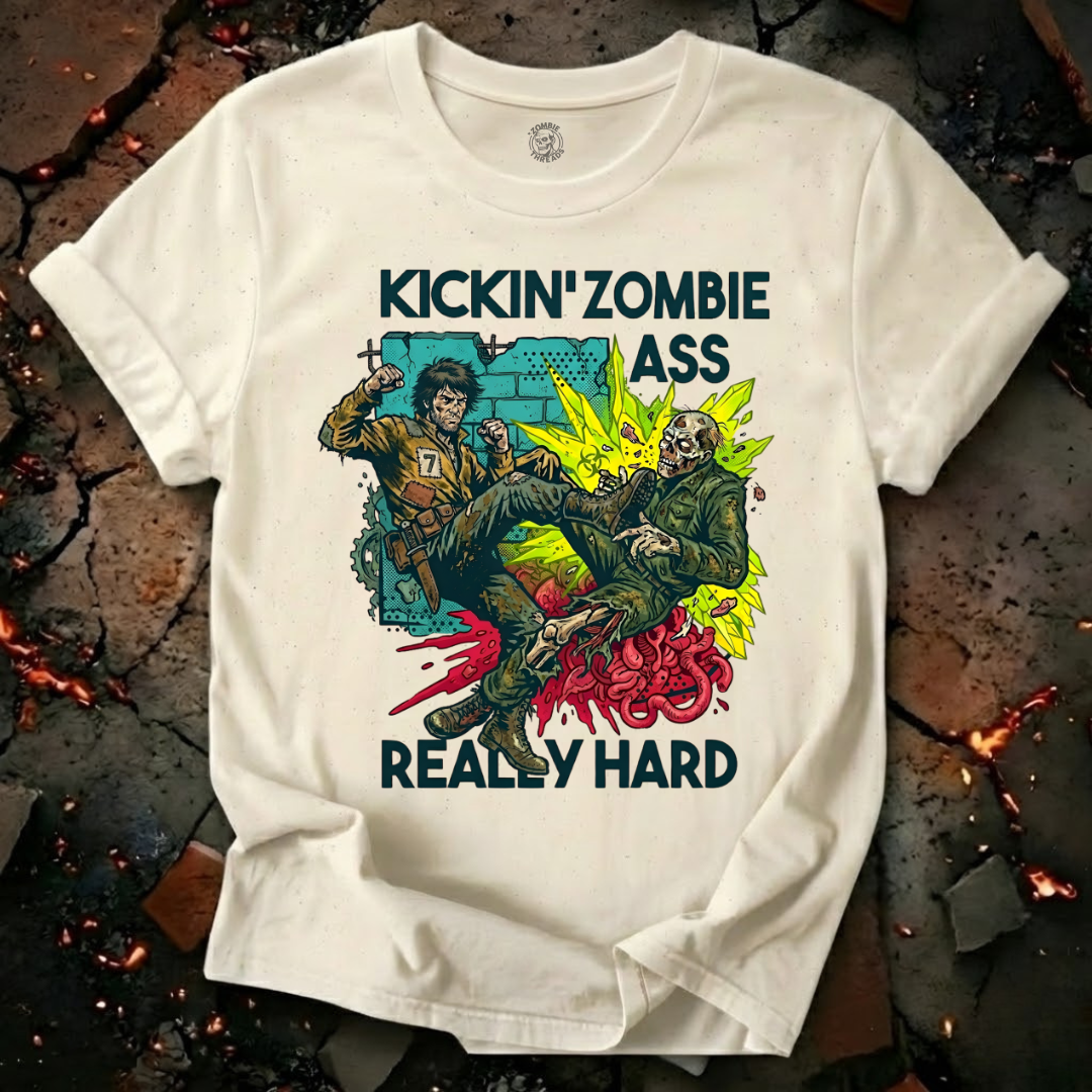 Kickin' Zombie Ass T-Shirt