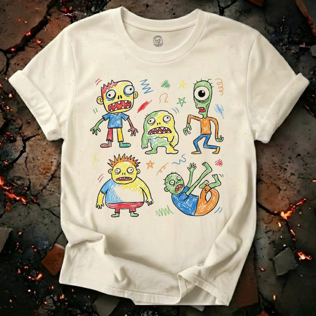 Scribble Zombie Parade T-Shirt