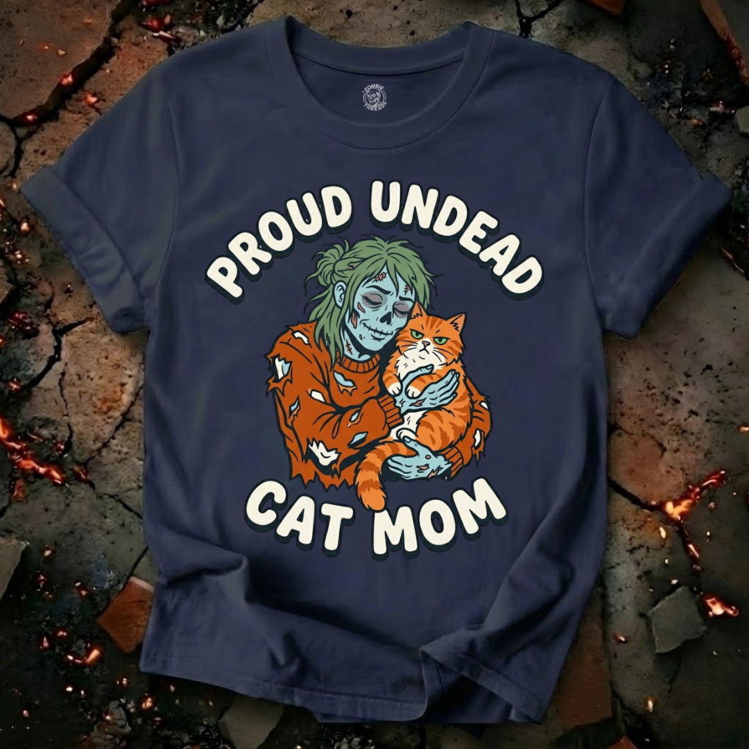 Undead Cat Mom T-Shirt