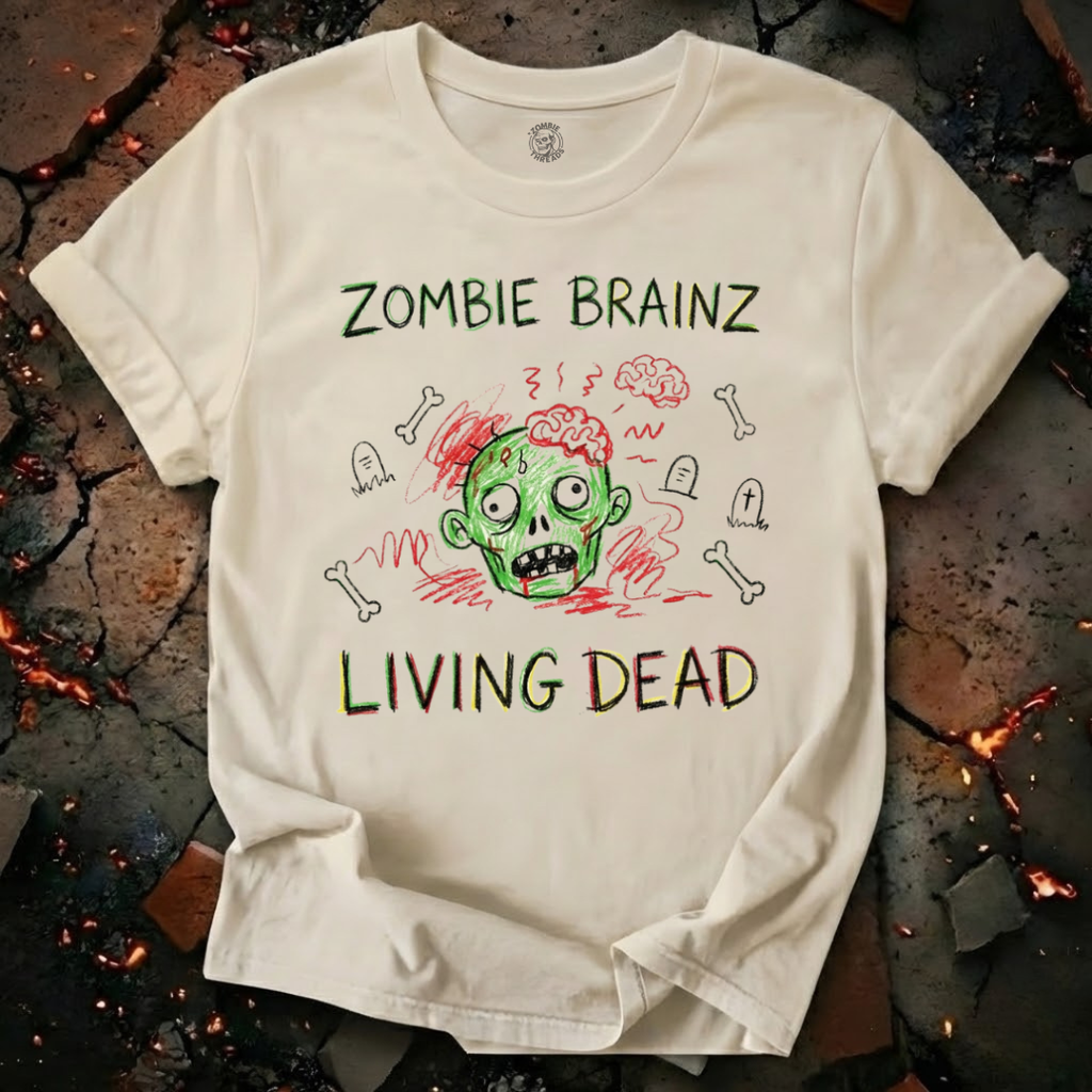Zombie Brainz Living Dead T-Shirt