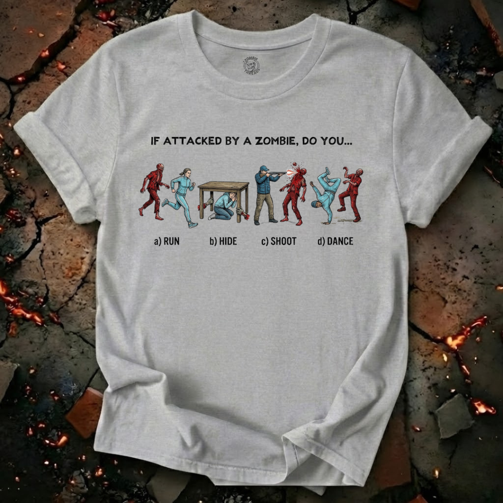If Attacked By A Zombie T-Shirt