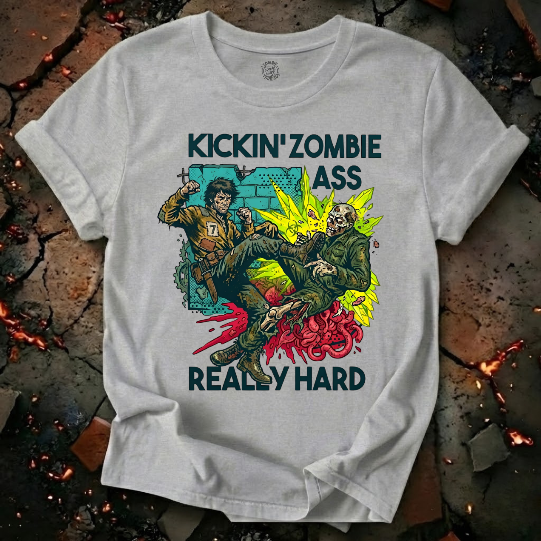 Kickin' Zombie Ass T-Shirt