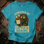 Powered by Coffee and Brains T-Shirt