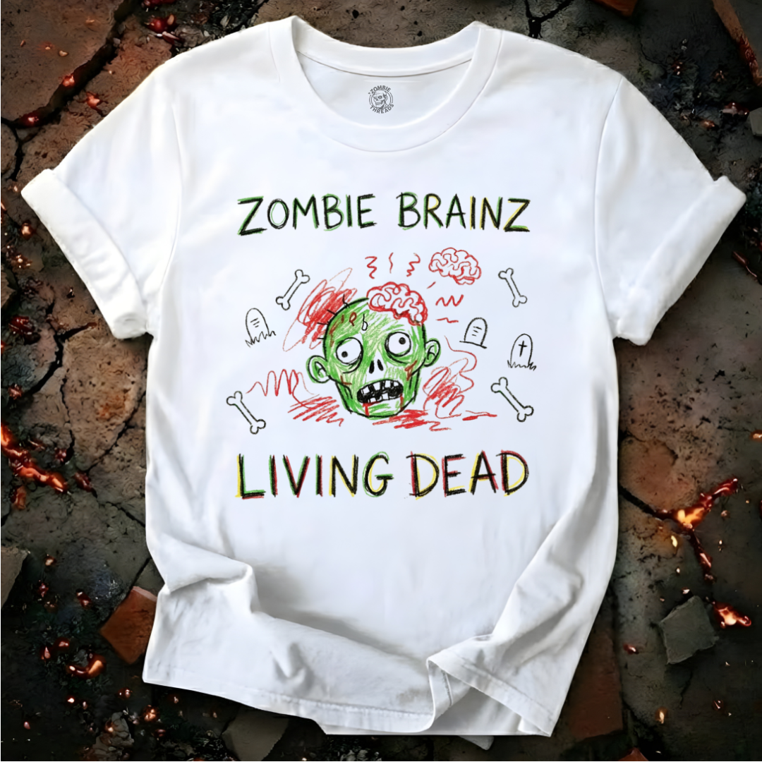 Zombie Brainz Living Dead T-Shirt
