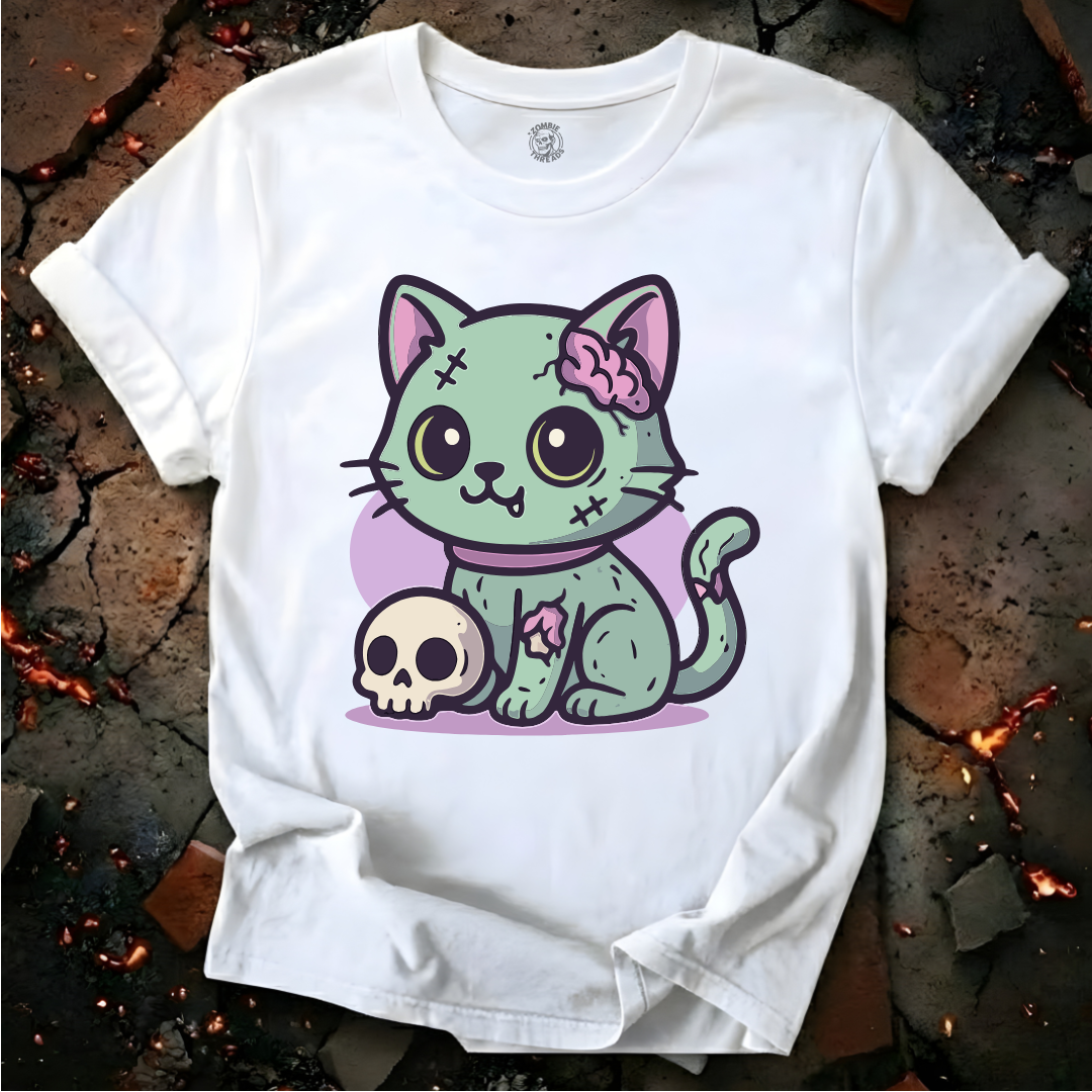 Undead Chibi Cat T-Shirt