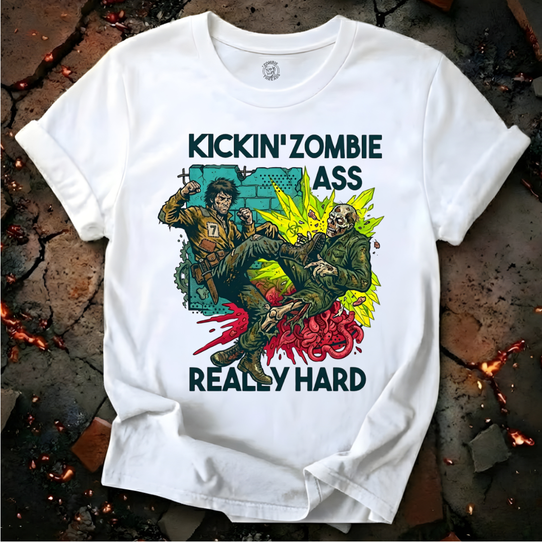 Kickin' Zombie Ass T-Shirt