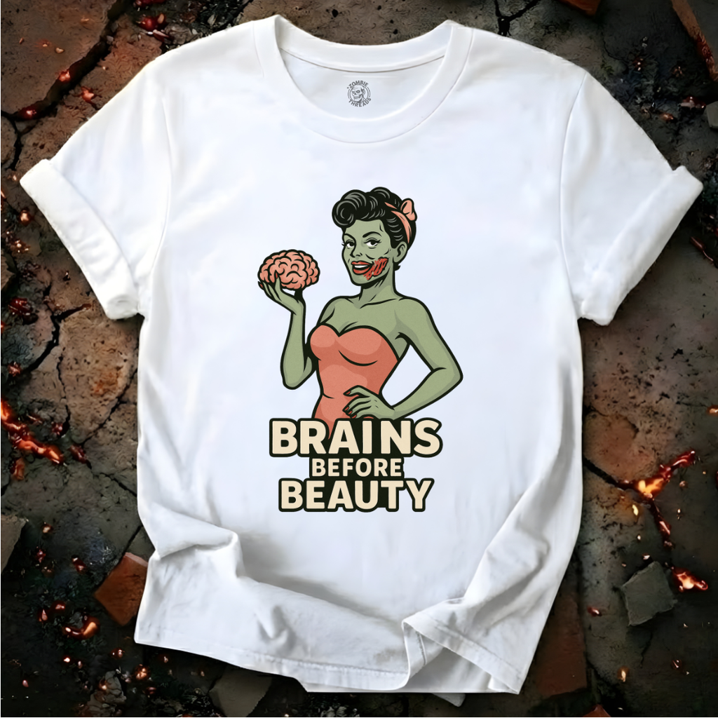 Brains Before Beauty T-Shirt